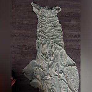 Elegant Green Women's Dress